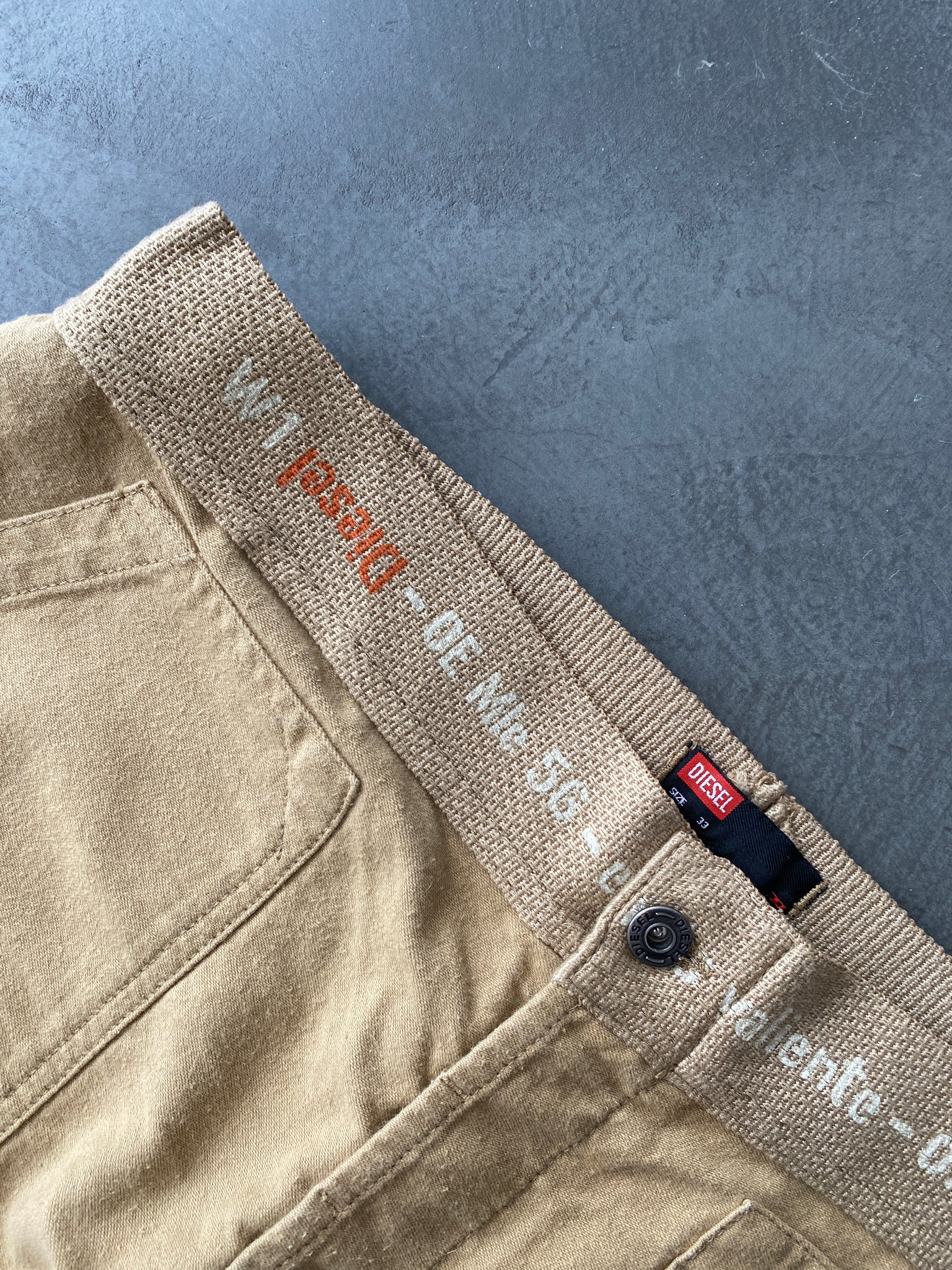 Brushed Cotton Cargo Trousers
