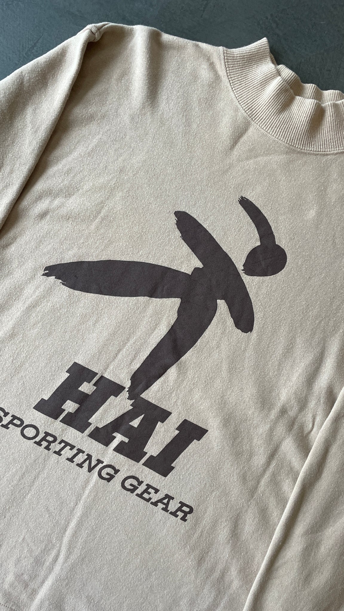 Hai Sporting Gear Logo High Neck sweatshirt.