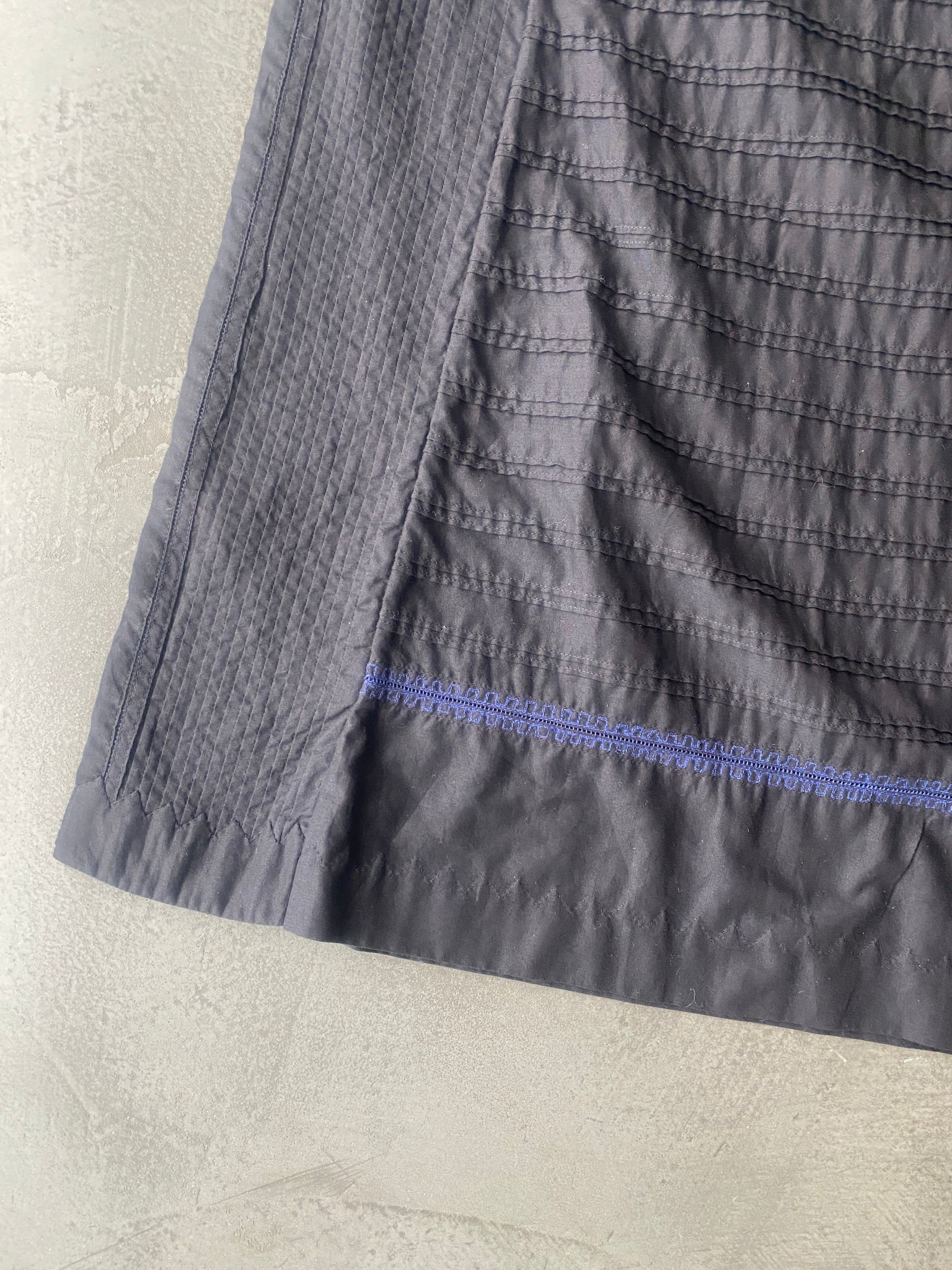 Wrap Around Pleat Detail Skirt