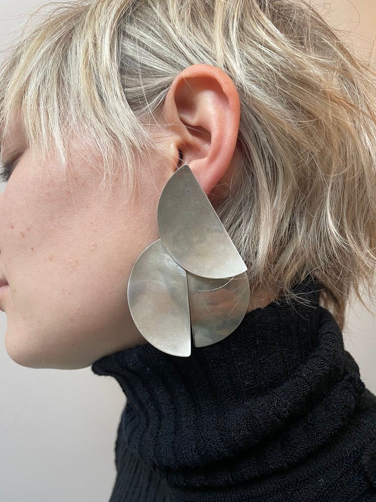 Sculptural Geometric Earrings