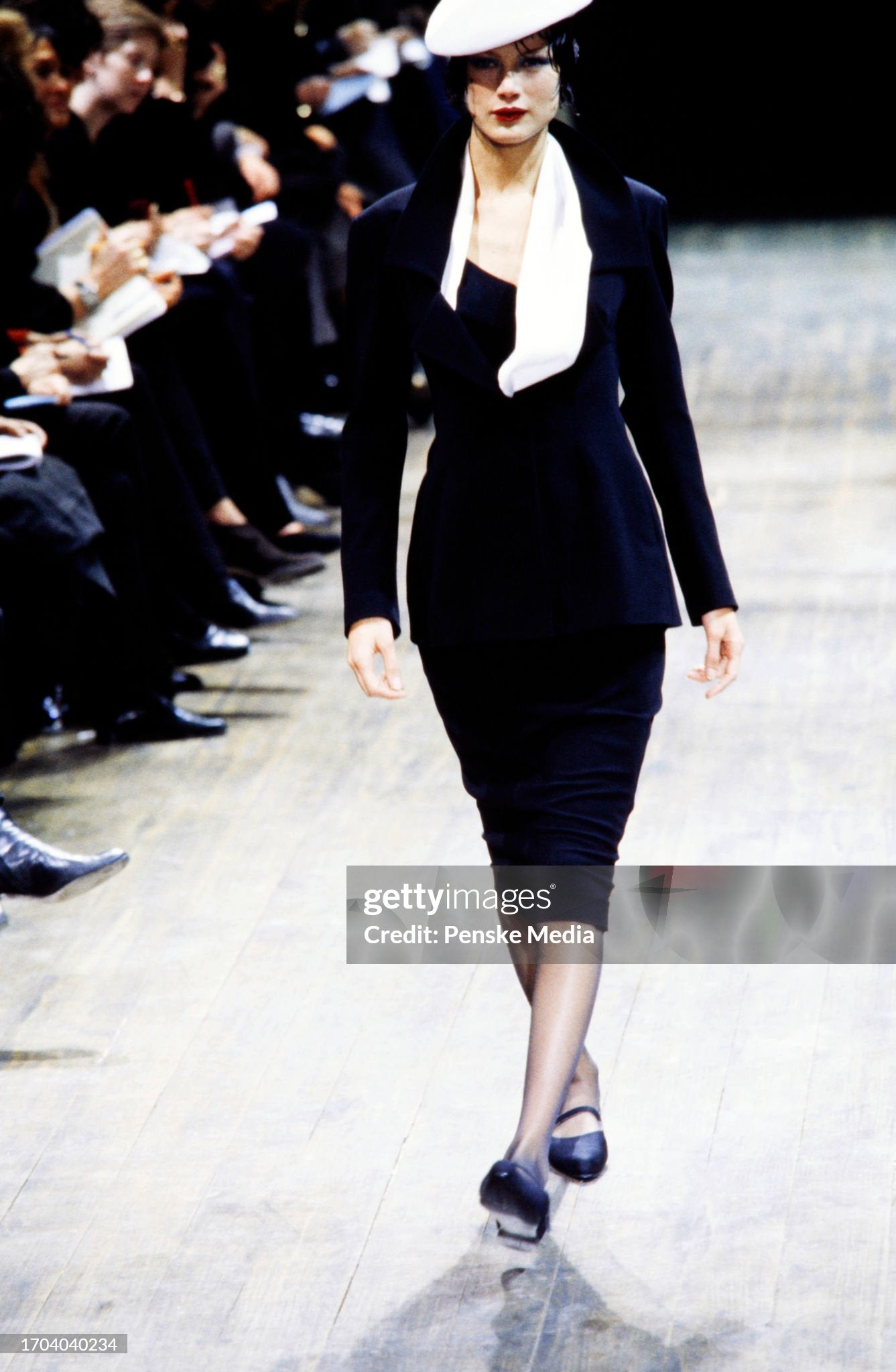 Black Wool Square Neck Jacket