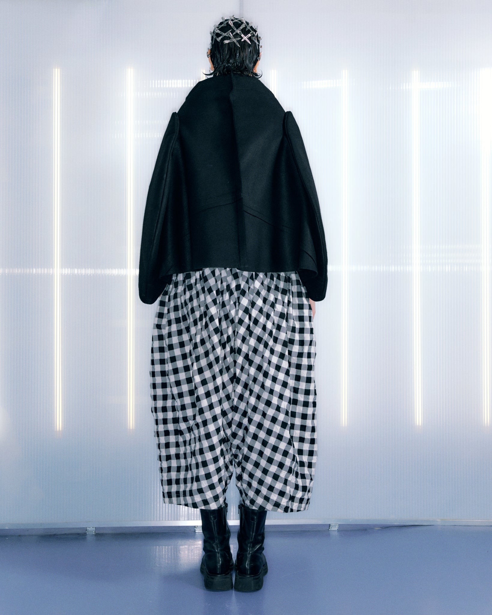 Black & White Gingham Culottes