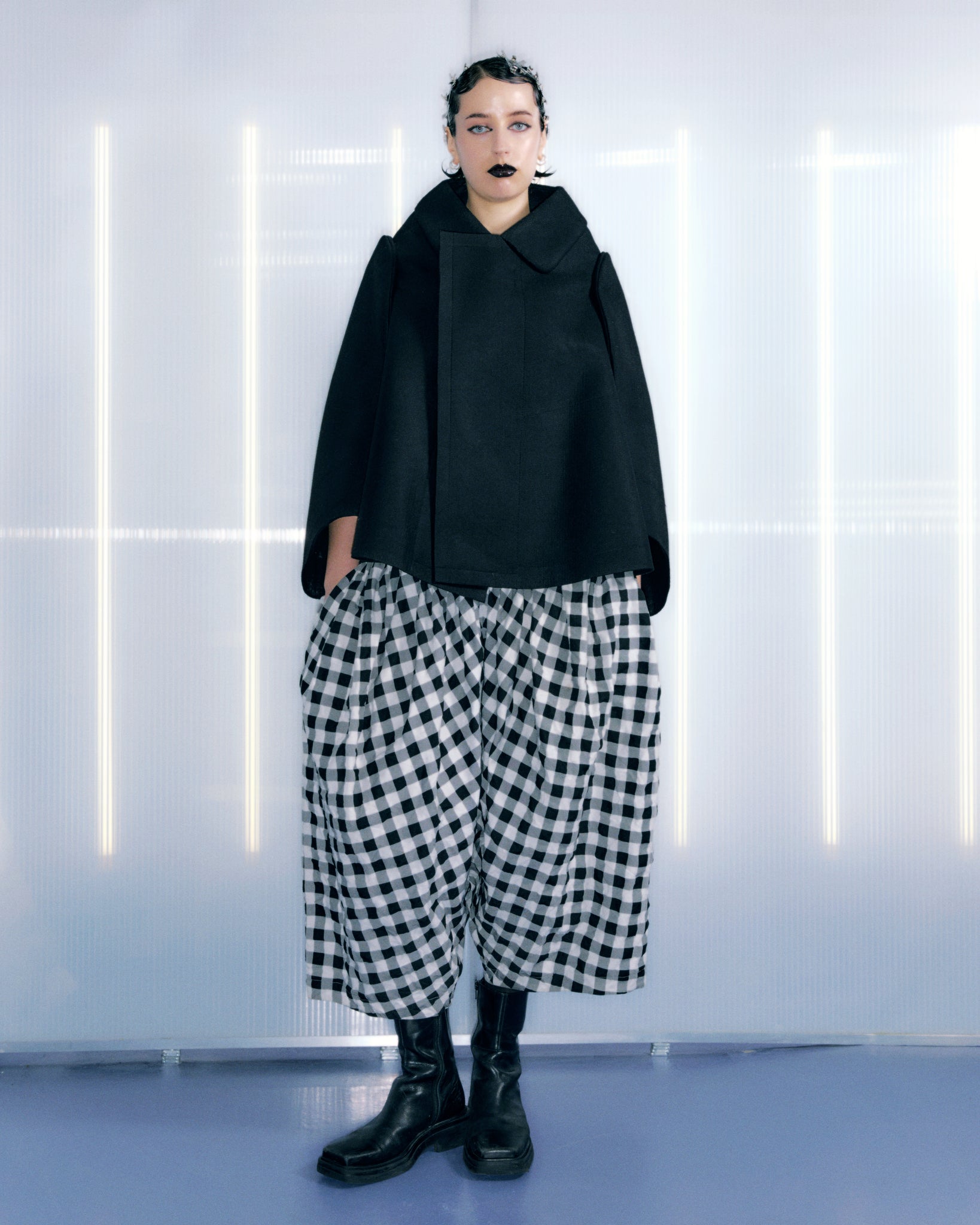 Black & White Gingham Culottes