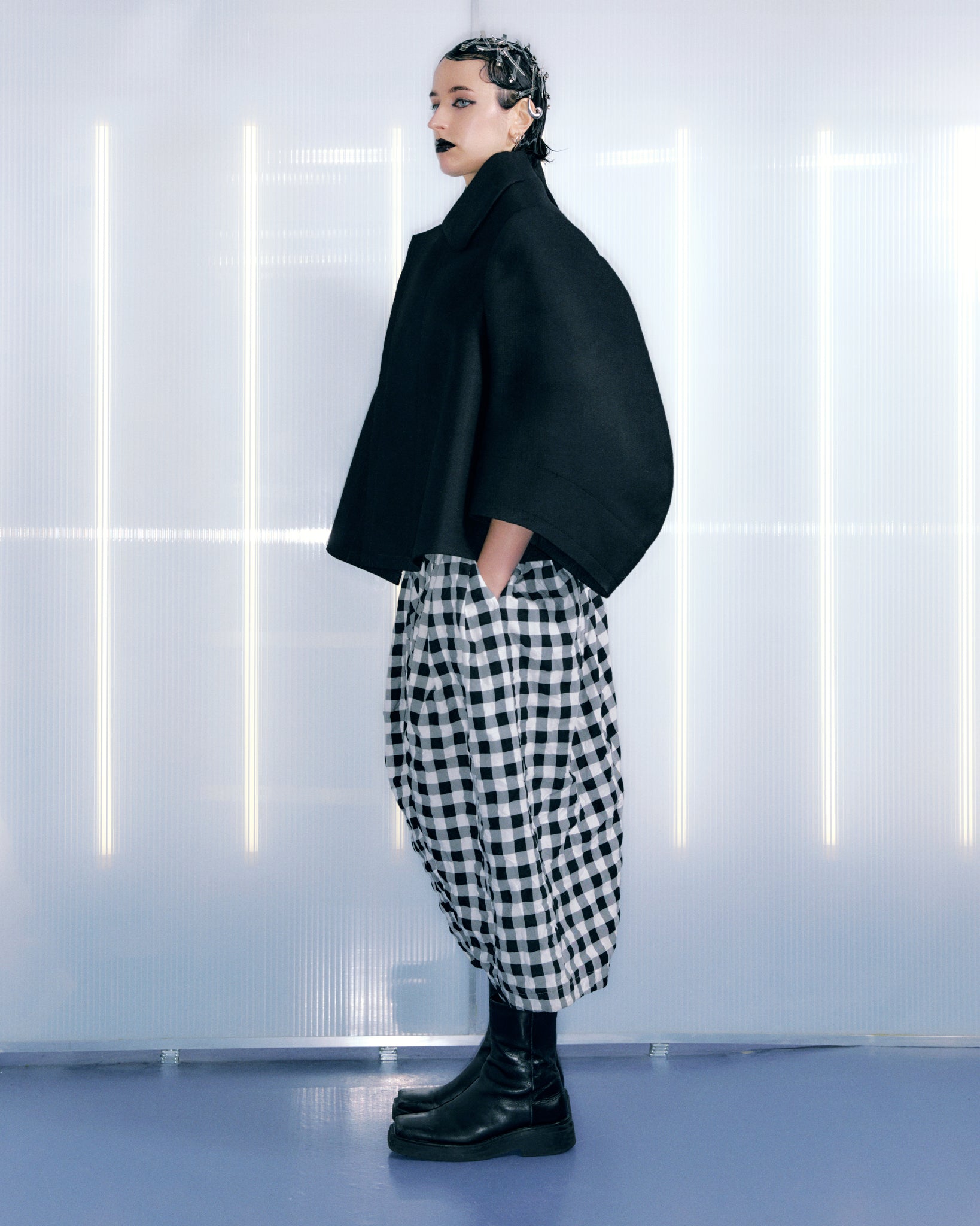 Black & White Gingham Culottes