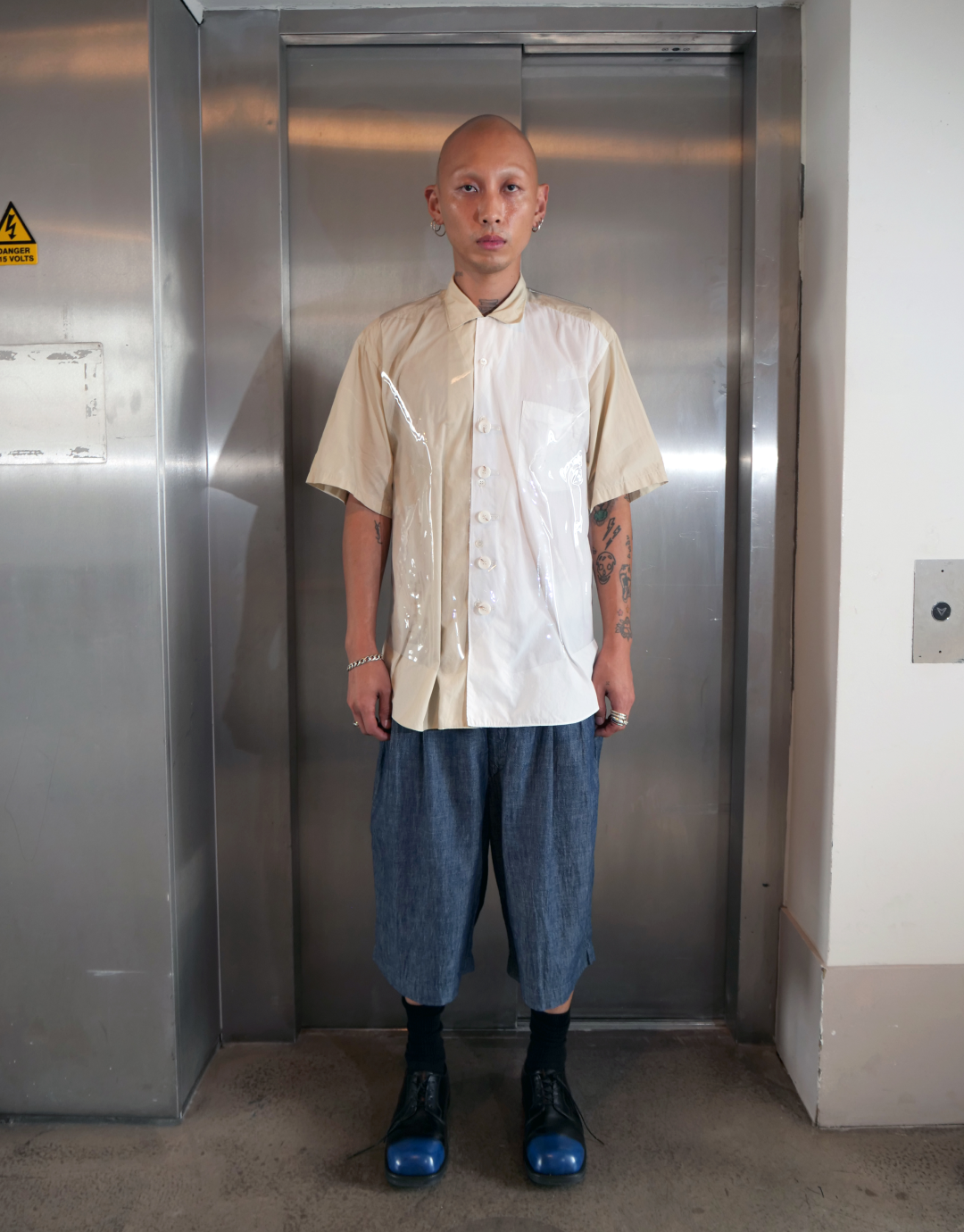 Two Tone Cotton Shirt