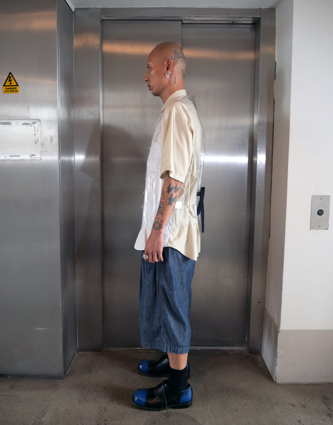 Two Tone Cotton Shirt