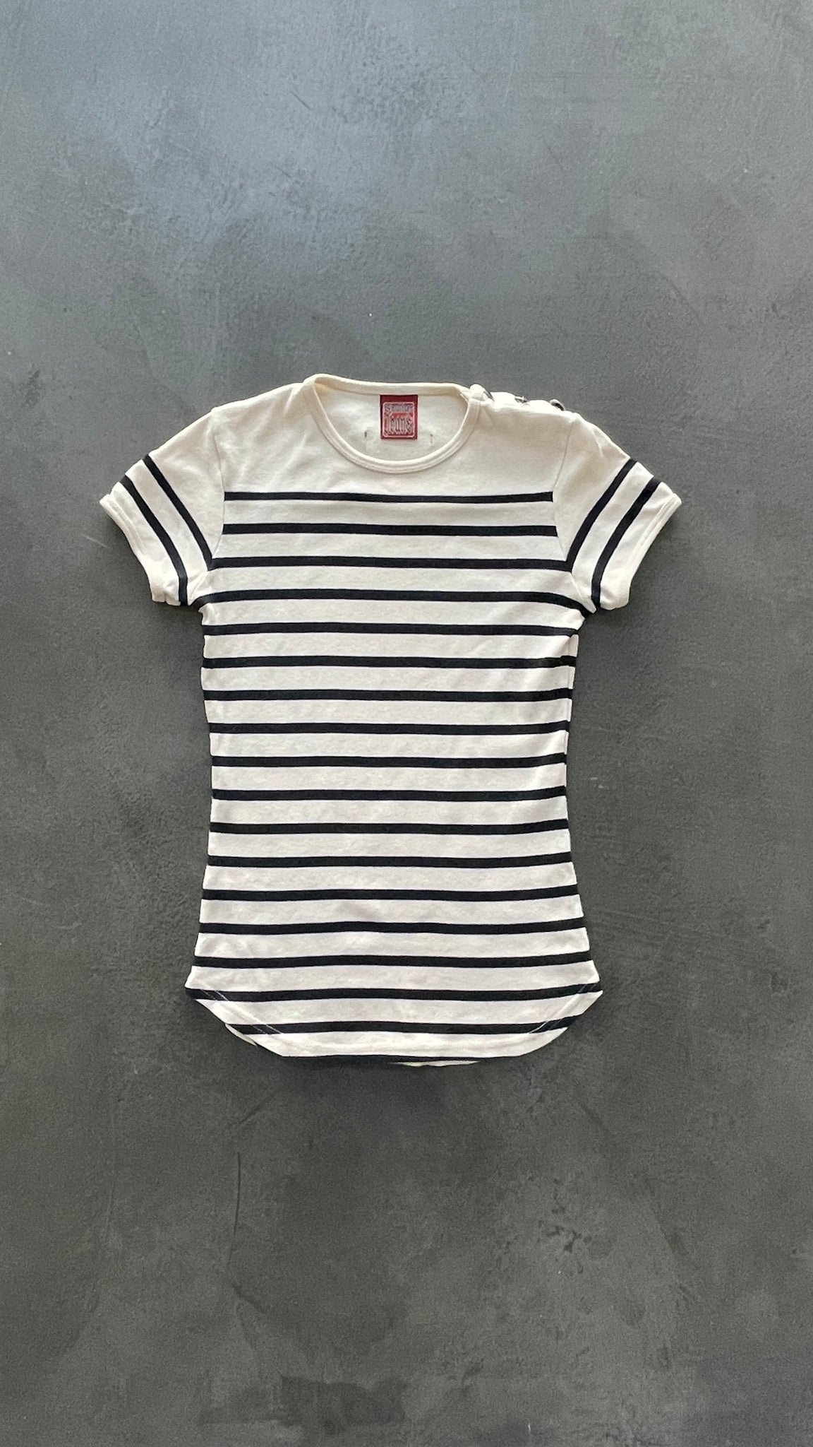 Gaultier Jeans Breton Babydoll T-Shirt