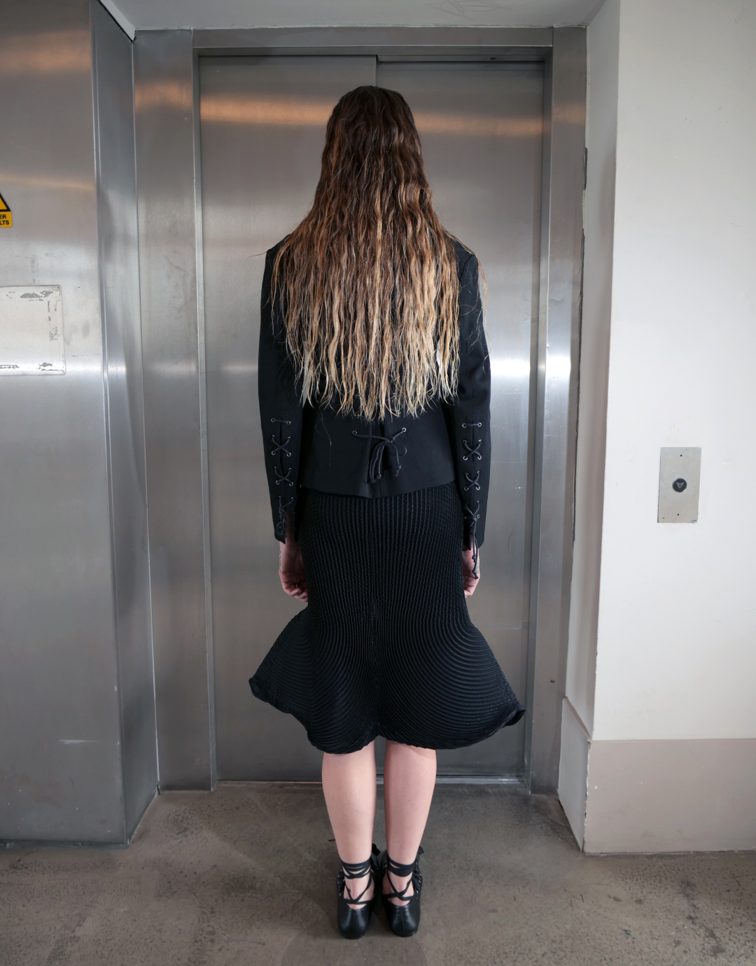 Pleated Sculptural Skirt Mermaid