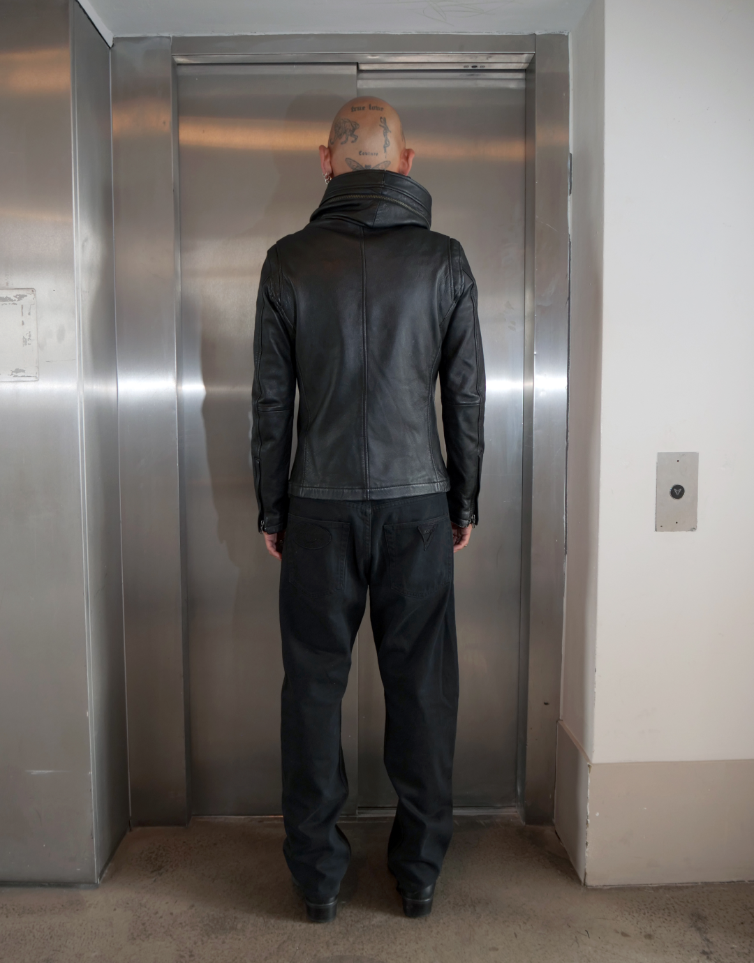 Black Patchwork Jeans