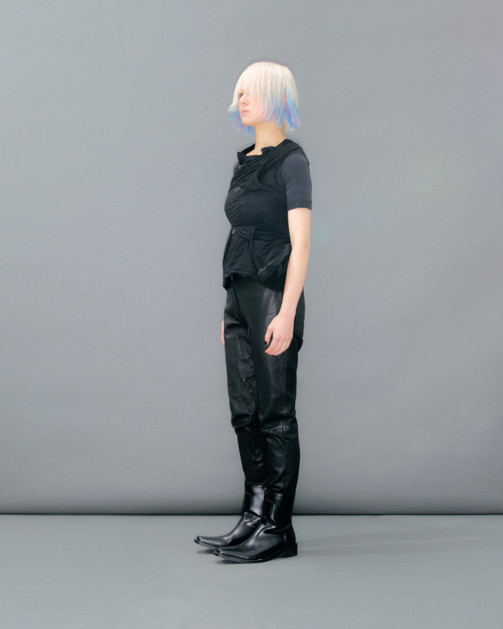 Applique Deconstructed Tights Top