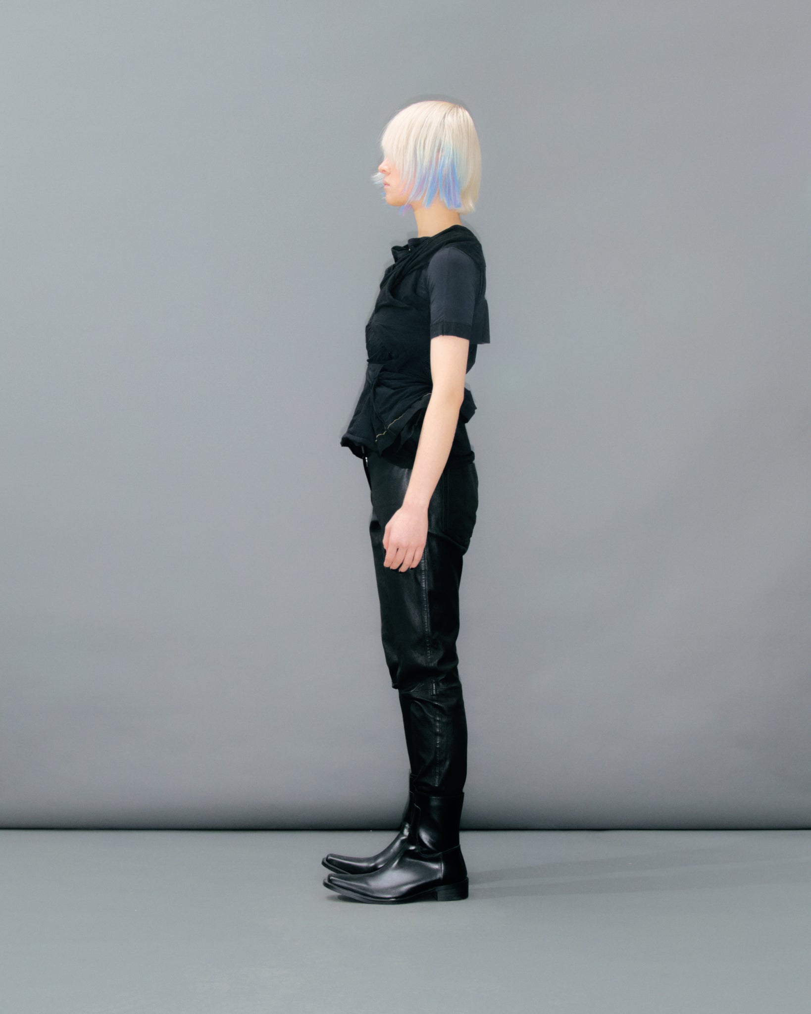 Applique Deconstructed Tights Top