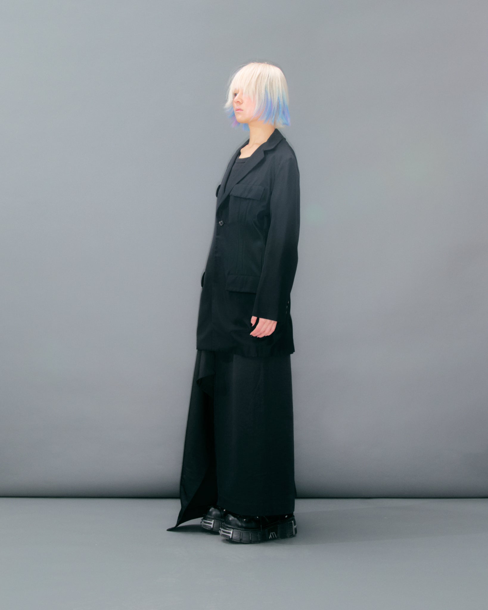 Black Wool Mix Blazer SS97