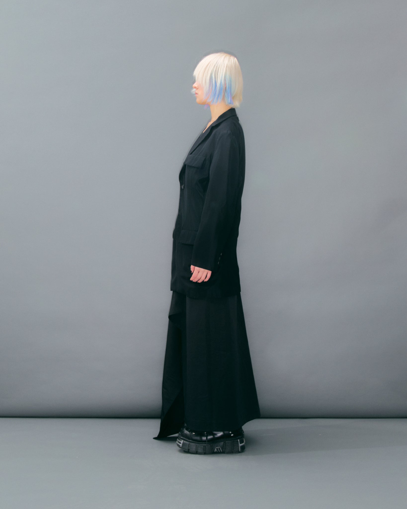 Black Wool Mix Blazer SS97