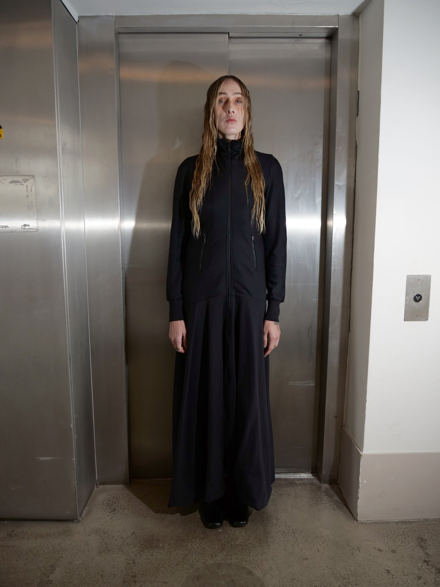 Y-3 Black Tracksuit Dress