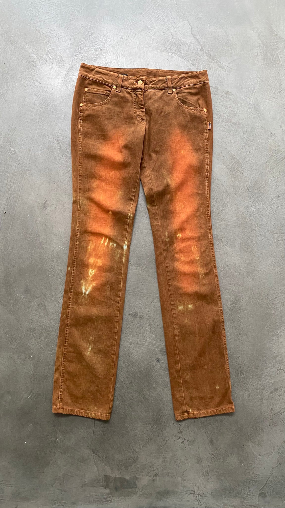JPG Jeans Rust Effect Denim