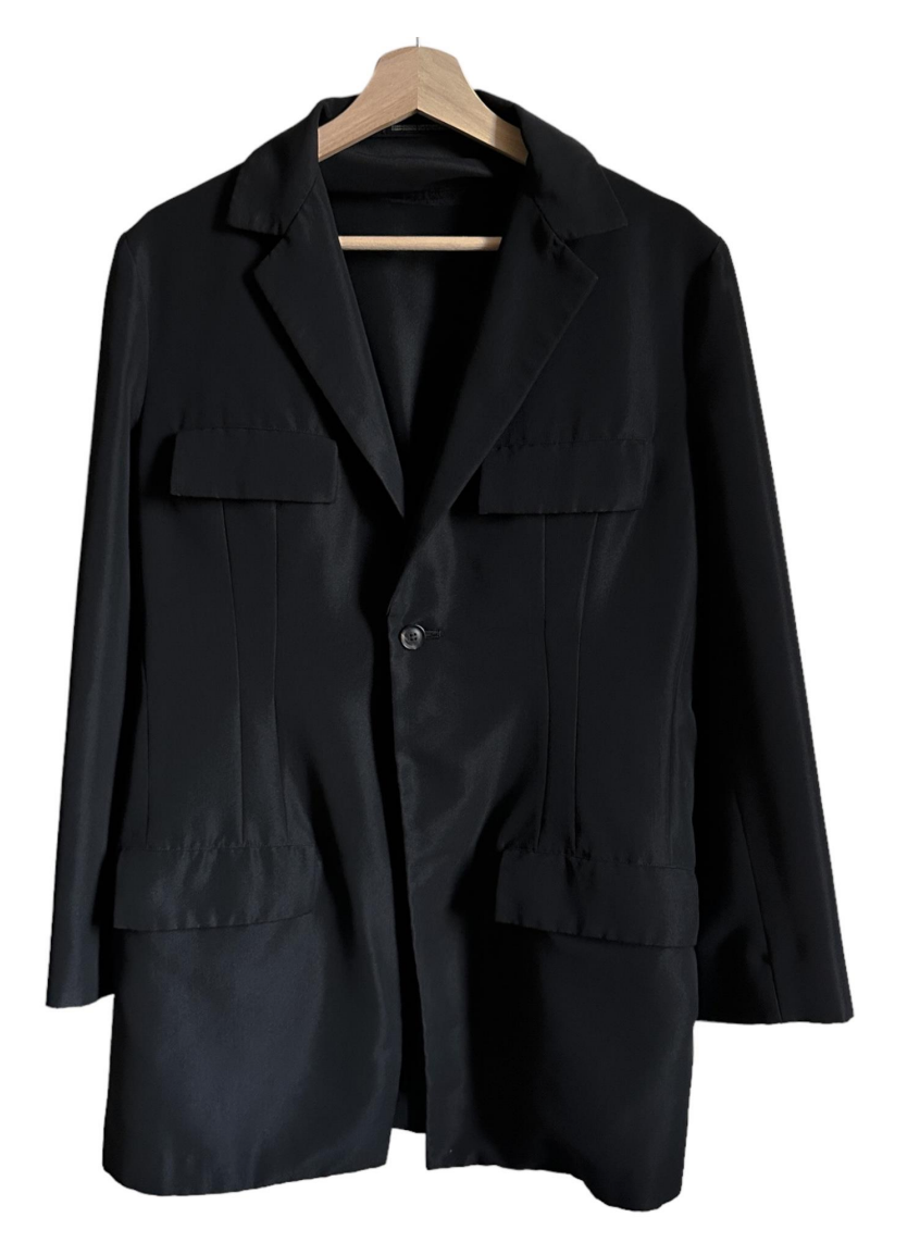Black Wool Mix Blazer SS97
