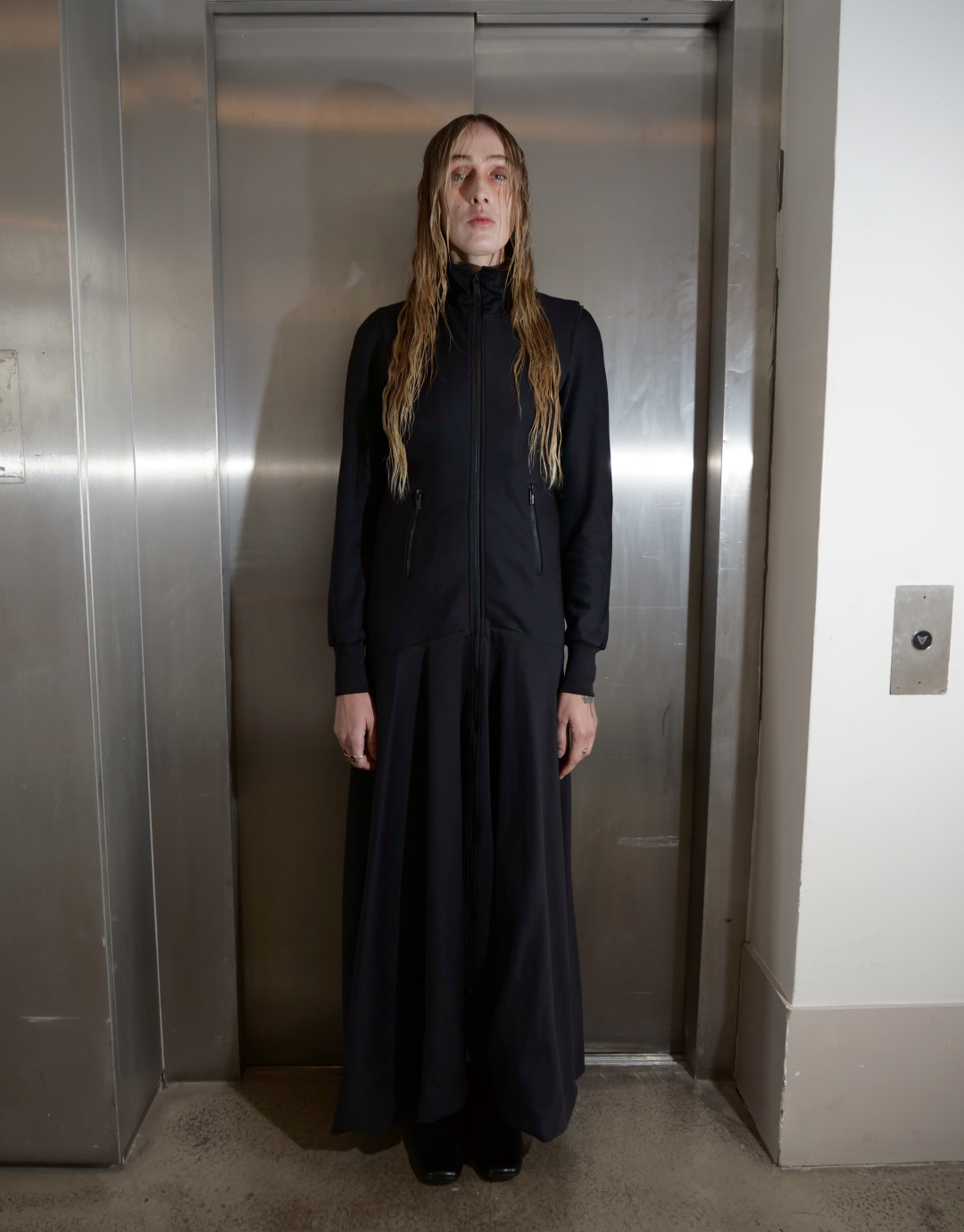 Black Tracksuit Dress