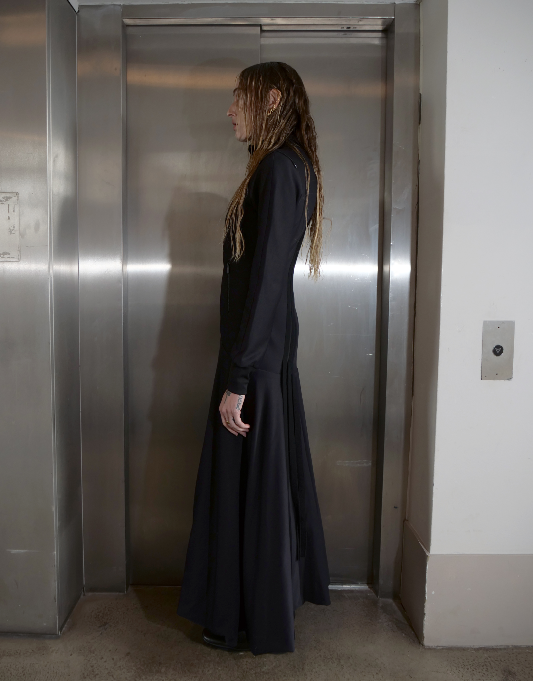 Black Tracksuit Dress