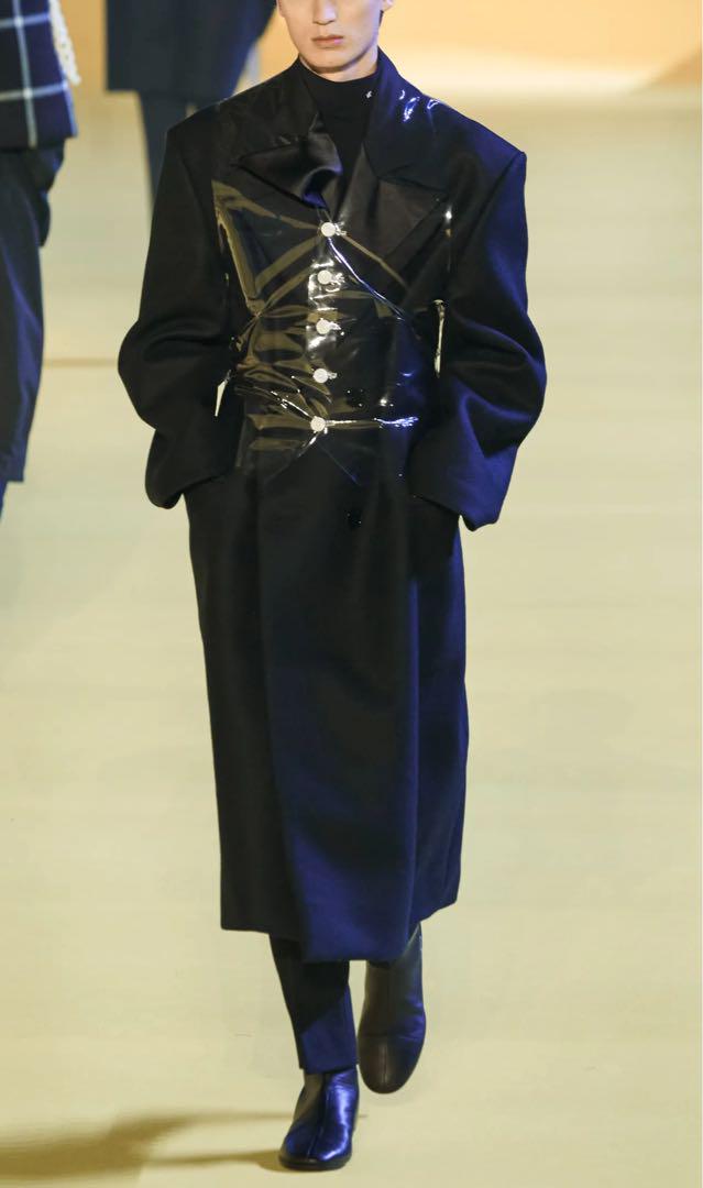 Transparent Plastic Button Down Vest